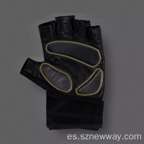 Guantes de fitness Mobifitness en blanco y negro